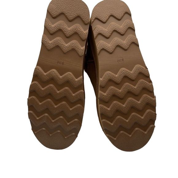 CUSHIONAIRE Women's Genuine Suede Cozy Mule Platform 8.5 CHESTNUT - Picture 5 of 7